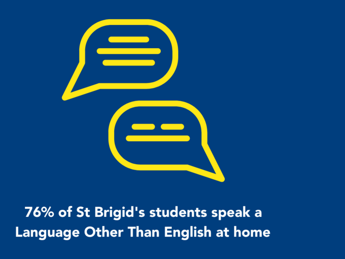 Languages spoken at home by our students