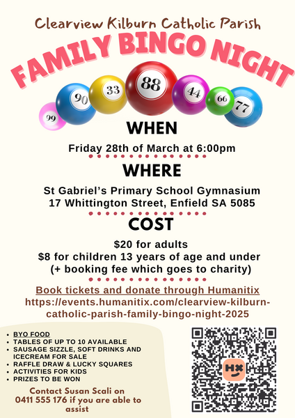 Parish Bingo Night Flyer (PNG Format)